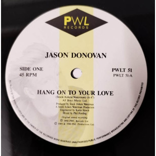 Jason Donovan - Hang On To Your Love 1990 UK 12" Single Vinyl LP ***READY TO SHIP from Hong Kong***
